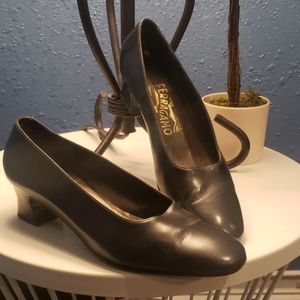 Ferragamo Vintage Leather Pumps